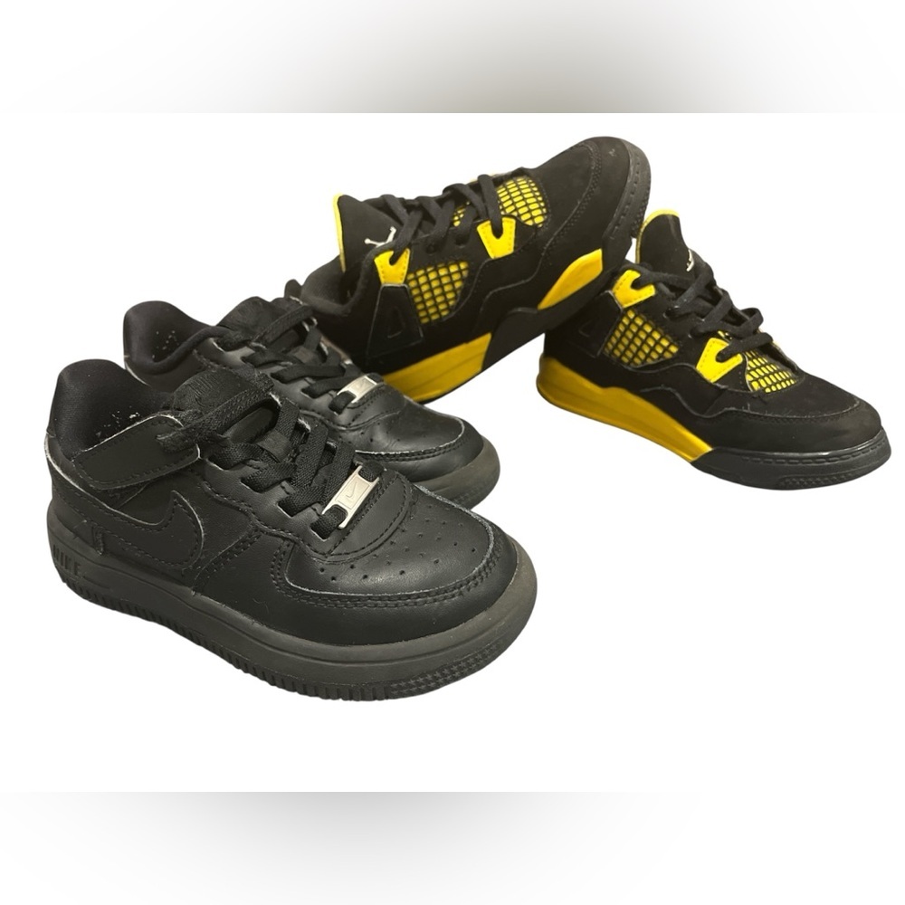 Air Jordan 4 retro thunders and Nike Air Force one lows size 10c